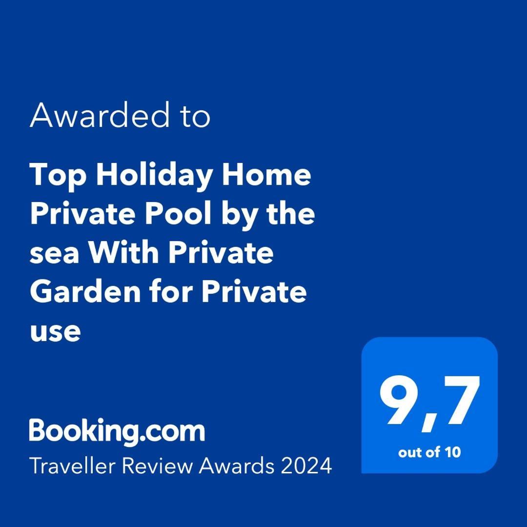 Top Holiday Home Private Pool By The Sea With Private Garden For Private Use Koróni Екстериор снимка